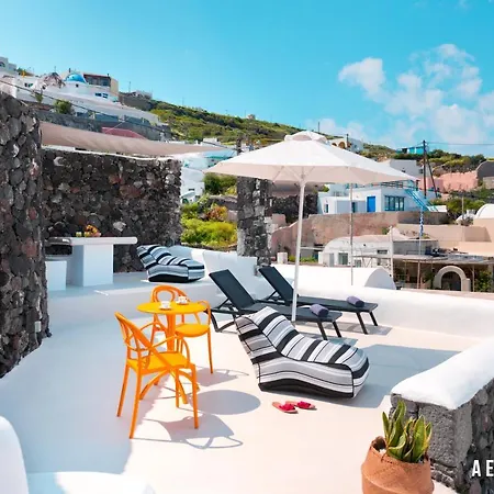 Villa Traditional Cave With Jacuzzi, Terrace And Sea View - Sando Vúrvulosz