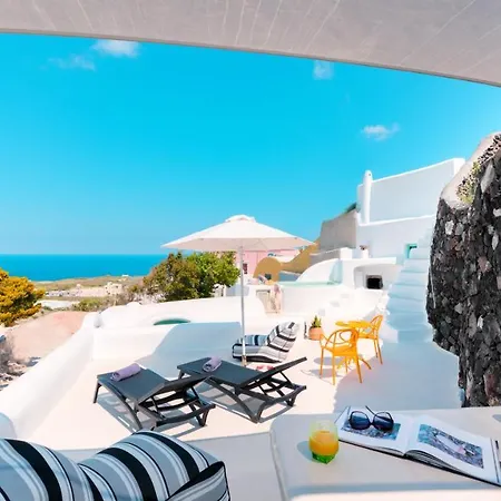 Villa Traditional Cave With Jacuzzi, Terrace And Sea View - Sando Vúrvulosz