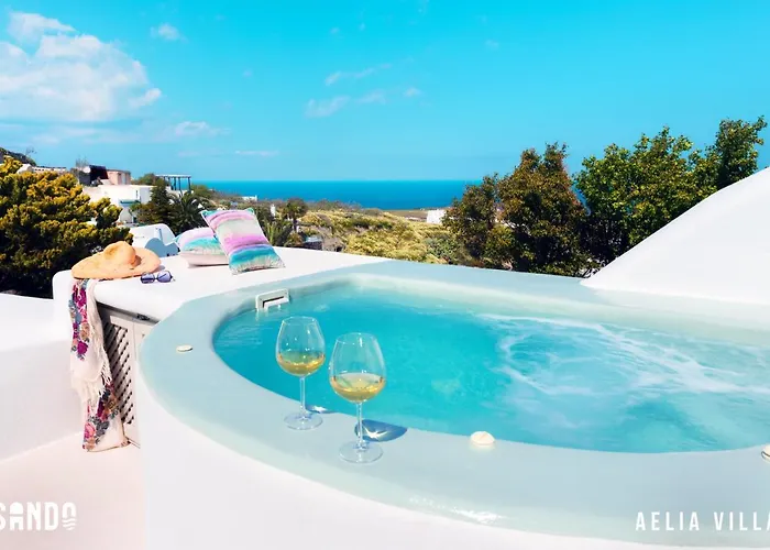 Traditional Cave With Jacuzzi, Terrace And Sea View - Sando *