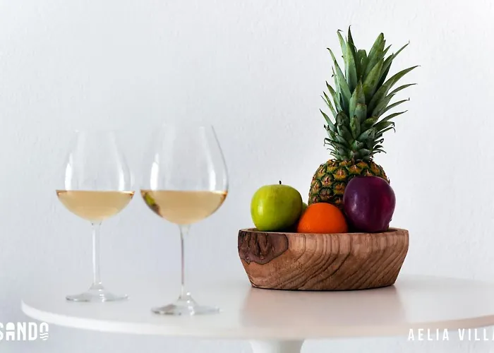 빌라 Traditional Cave With Jacuzzi, Terrace And Sea View - Sando