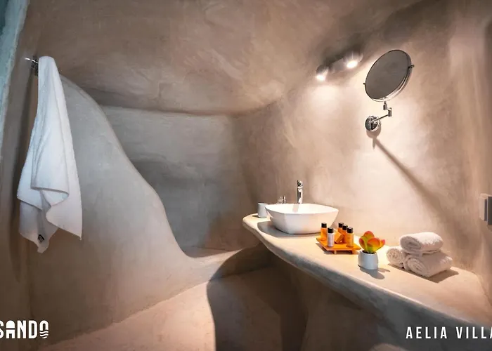 Traditional Cave With Jacuzzi, Terrace And Sea View - Sando 빌라 Vourvoúlos