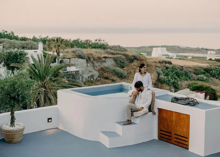 빌라 Traditional Cave With Jacuzzi, Terrace And Sea View - Sando